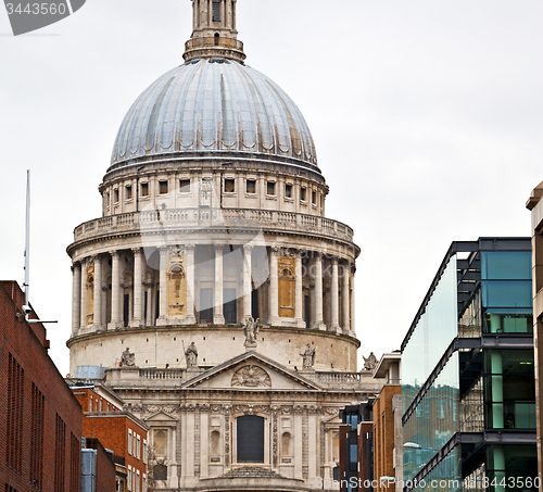 Image of st paul cathedral in london england old construction and religio