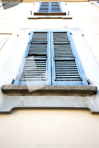 Image of shutter europe  italy  lombardy      in  the milano old   