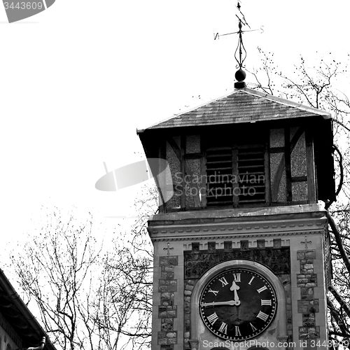 Image of in cemetery  england europe old construction and    history