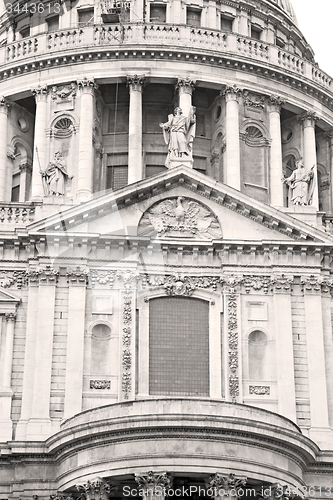 Image of st paul cathedral in london england old construction and religio