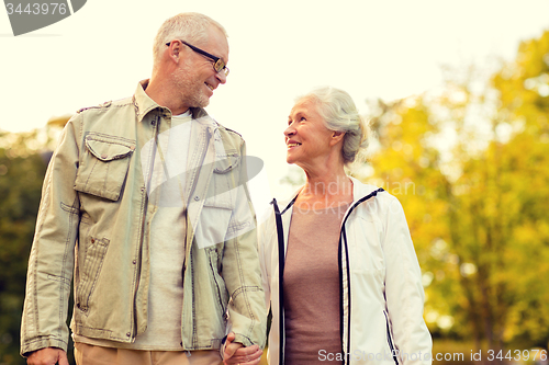 Image of senior couple in park