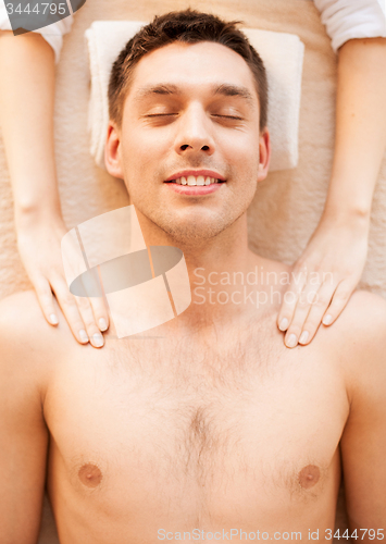 Image of man in spa