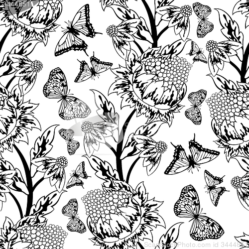 Image of Seamless Floral Pattern