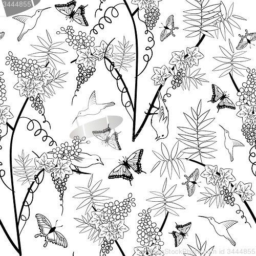 Image of Seamless Floral Pattern