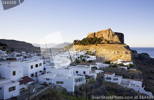 Image of Lindos at Sunset