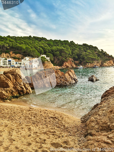 Image of The bay of Tamariu in Spain