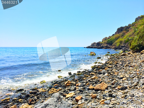 Image of Rocky coast of Mediterranean sea