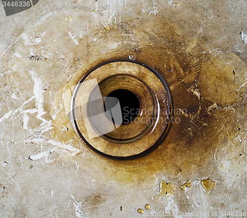 Image of grunge old dirty sink