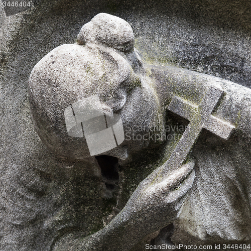 Image of Old Cemetery statue