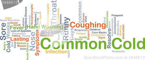 Image of Common cold background concept