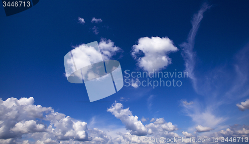 Image of the sky with clouds  
