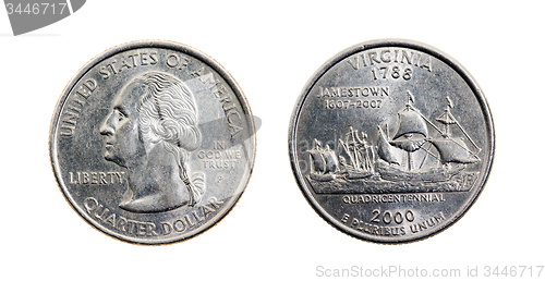 Image of American  coins 