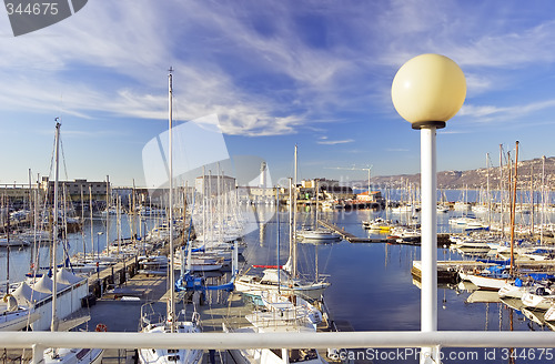 Image of Sailboats in harbour