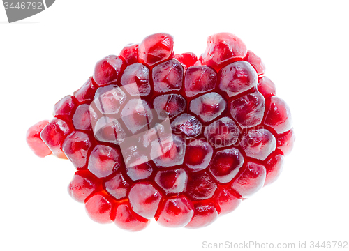 Image of Pomegranate is isolated