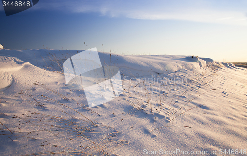 Image of field in the winter  