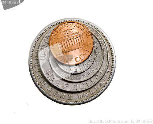Image of American  coins 