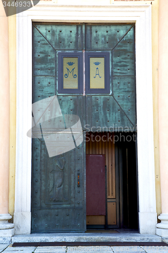 Image of europe  italy  lombardy      in  the milano old   church    bric