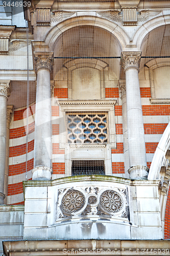 Image of door westminster  cathedral in london  and religion