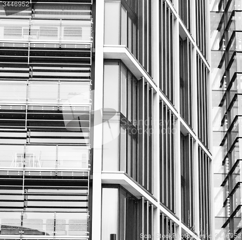 Image of windows in the city of london home and office   skyscraper  buil