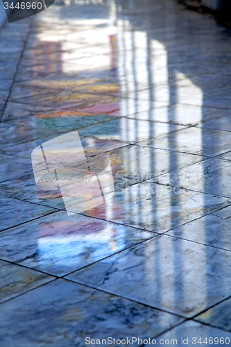 Image of abstract  reflex in      asia  bangkok thailand        temple  