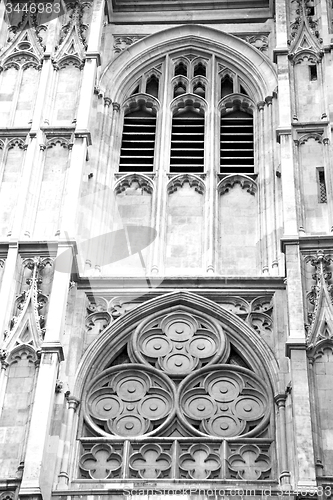 Image of   westminster  cathedral in london england old  construction and