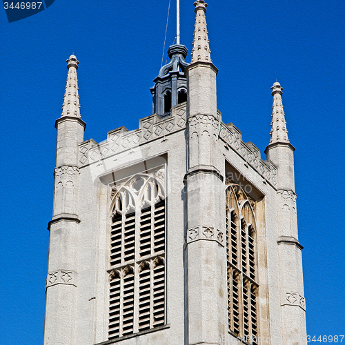 Image of   westminster  cathedral in london england old  construction and