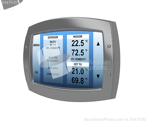 Image of Programmable digital thermostat