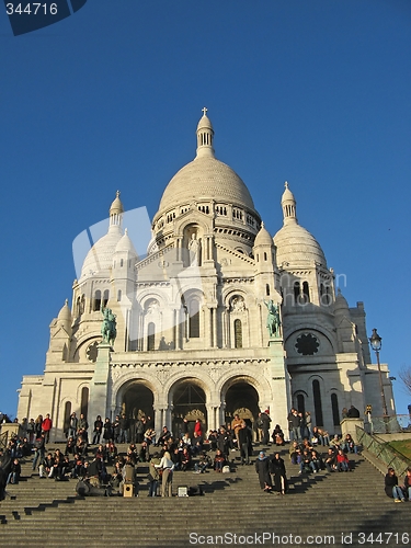 Image of the Basilica of Sacre-Coeur in Paris