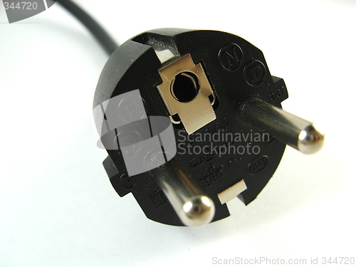 Image of power plug close-up