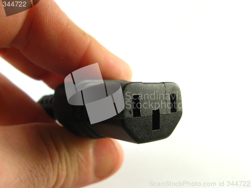 Image of power plug close-up