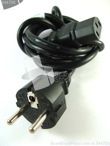 Image of power plug close-up