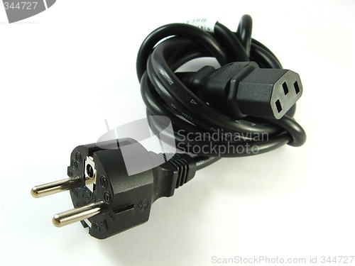 Image of power plug close-up