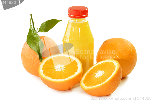 Image of Orange Juice in a Bottle