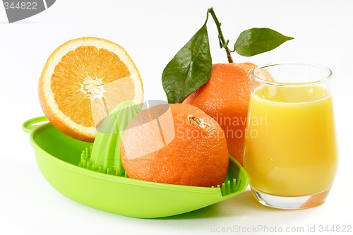 Image of Orange Juice with fruits