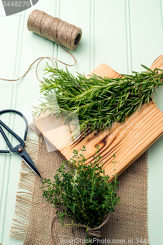 Image of Rosemary and thyme