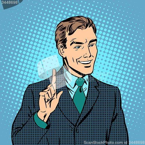 Image of Businessman teacher expert professional