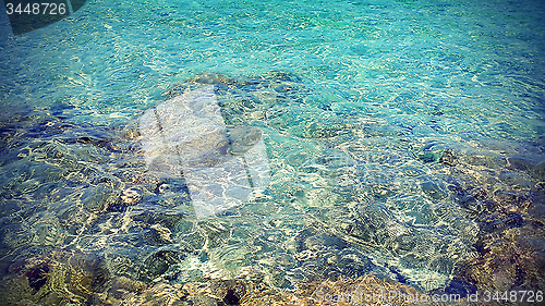 Image of Transparent sea water