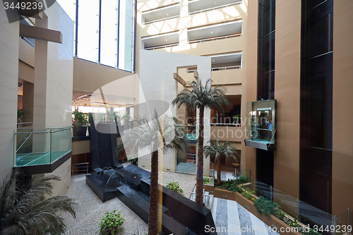 Image of hotel lobby interior