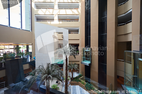 Image of hotel lobby interior