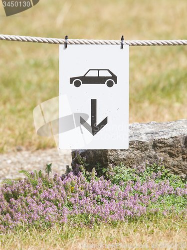 Image of Car parking sign 