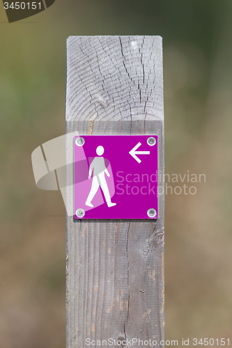 Image of Public footpath sign
