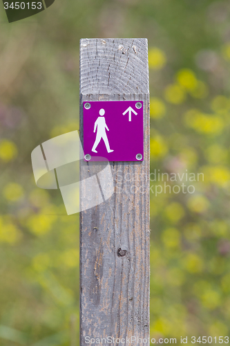 Image of Public footpath sign