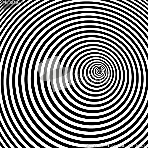 Image of Black and white abstract striped background. Optical Art. 