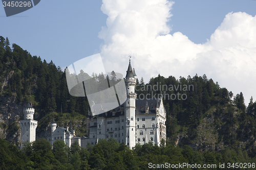 Image of Castle of Neuschwanstein in Bavarian Alps