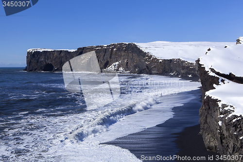 Image of Peninsula Dyrhólaey in the south of Iceland