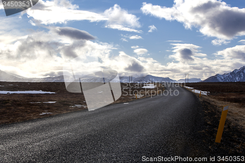 Image of Ring road in Iceland in spring