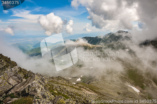 Image of Hi-res panorama of Retezat Mountains, Romania, Europe