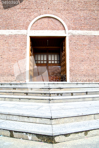 Image of  italy  lombardy     in  the cardano al campo  old   church  clo