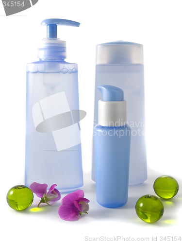 Image of blue cosmetic