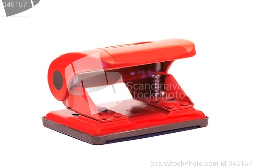 Image of Red office puncher